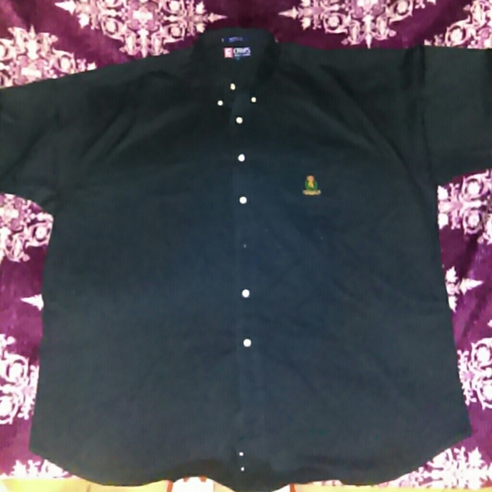 Short sleeve button up chaps Ralph Lauren
